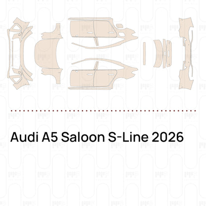 Voorgesneden PPF Audi A5 Saloon S-Line 2026