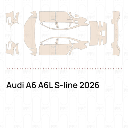 Voorgesneden PPF Audi A6 A6L S-line 2026