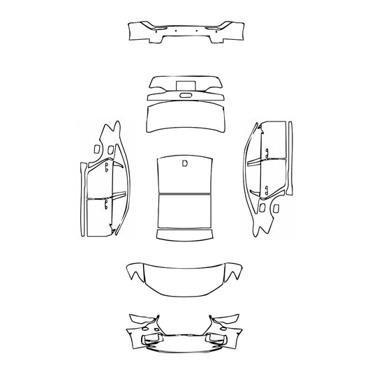 Pre-Cut PPF Audi A6 A6L TFSI e S-Line 2023 - PPF-Kits