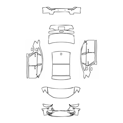 Pre-Cut PPF Audi A6 A6L TFSI e S-Line 2024 - PPF-Kits