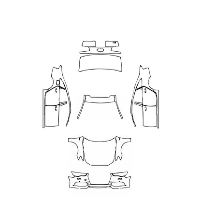 Pre-Cut PPF Audi A6 A6 S-line 2018 - PPF-Kits