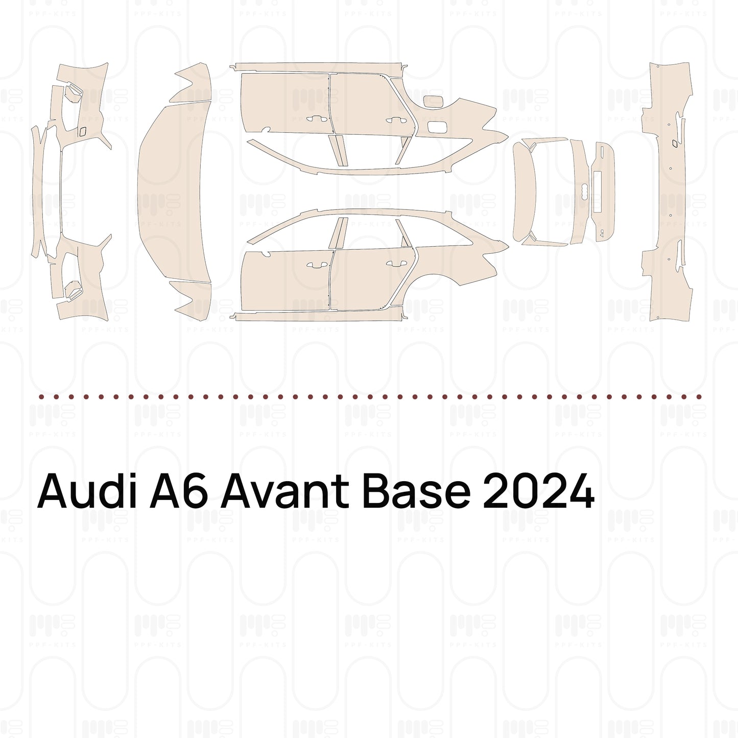 Voorgesneden PPF Audi A6 Avant Base 2024