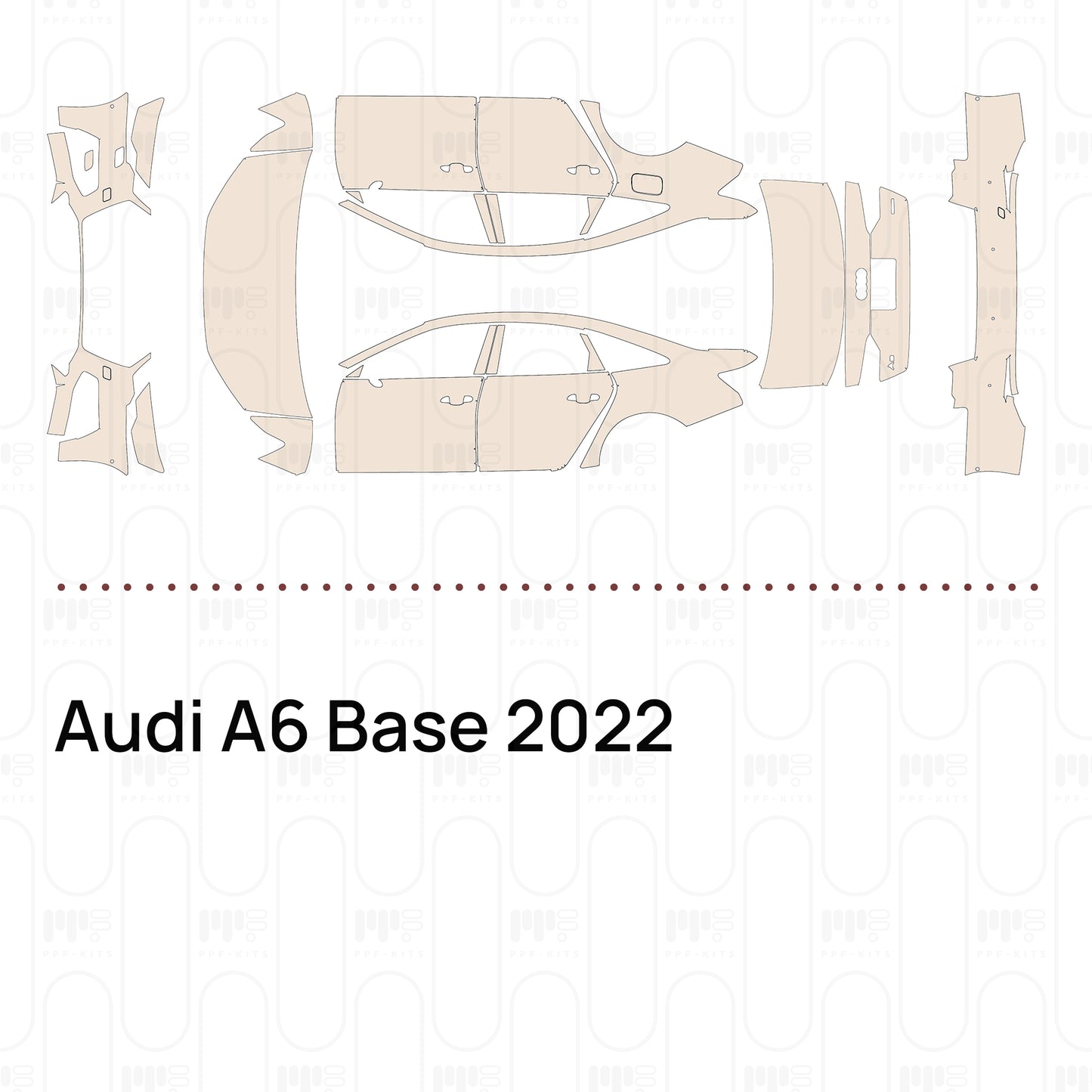 Voorgesneden PPF Audi A6 Base 2022
