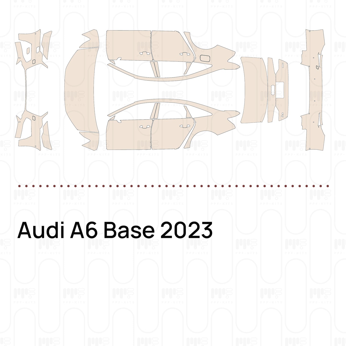 Voorgesneden PPF Audi A6 Base 2023