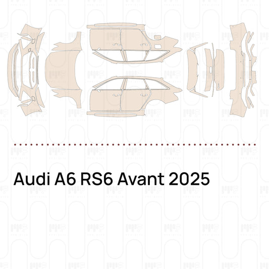 Voorgesneden PPF Audi A6 RS6 Avant 2025