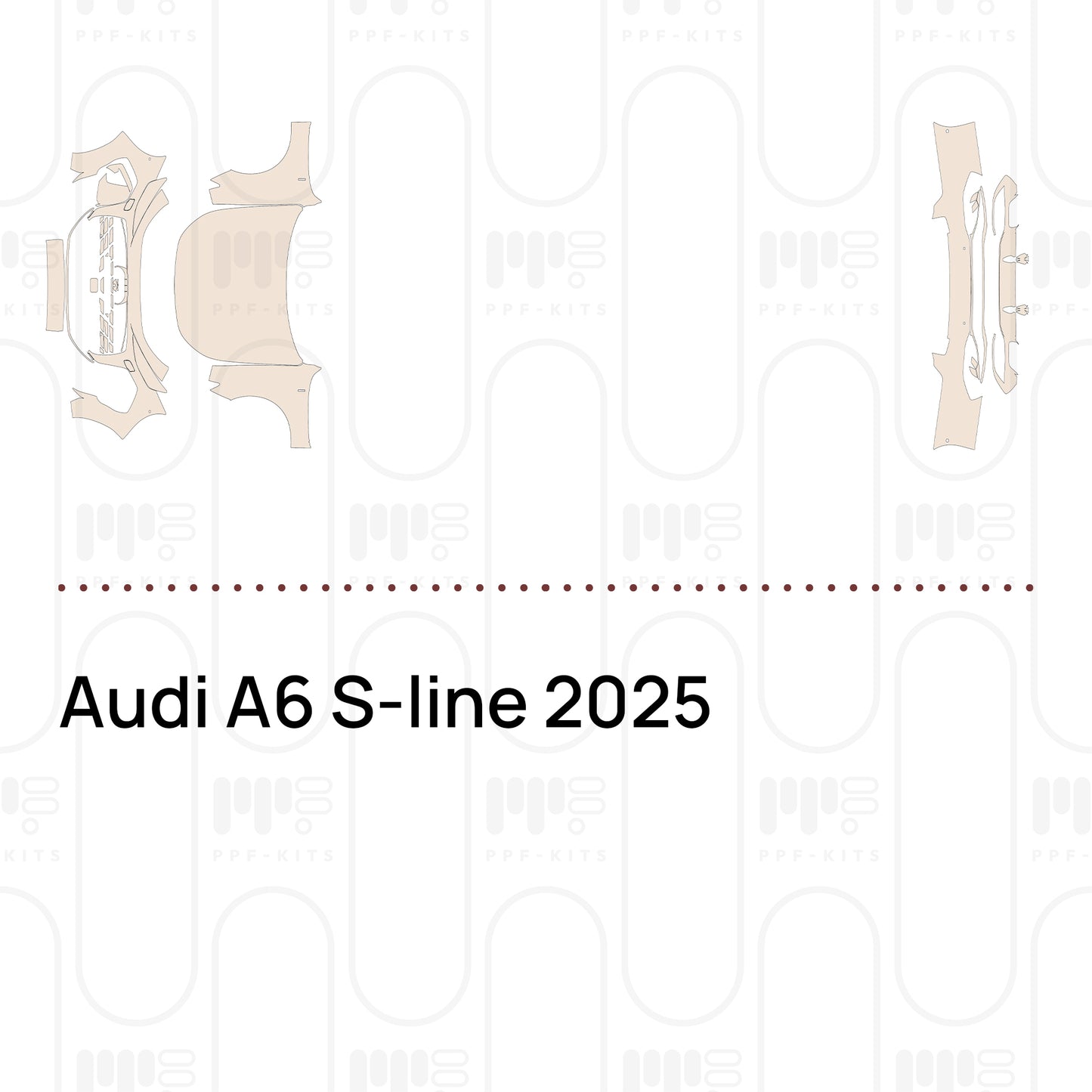 Voorgesneden PPF Audi A6 S-line 2025