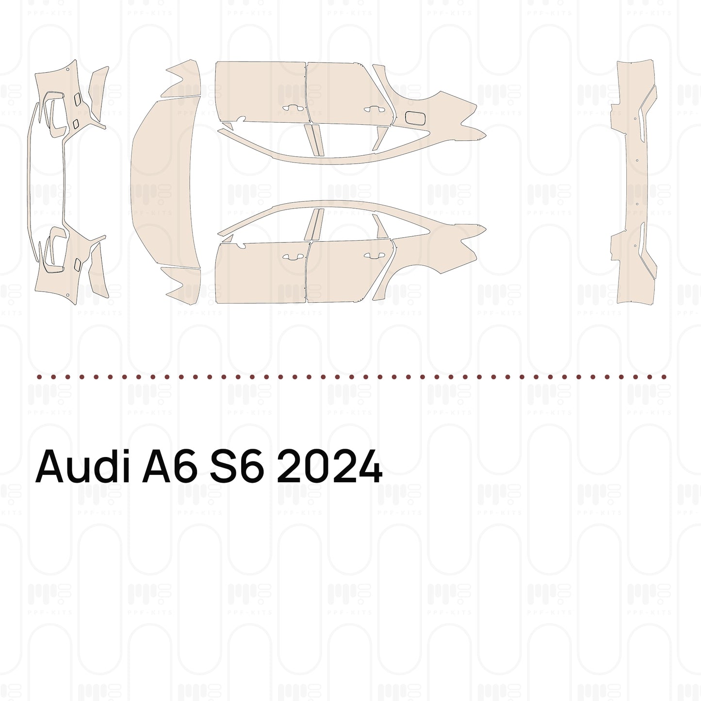 Voorgesneden PPF Audi A6 S6 2024