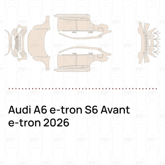 Voorgesneden PPF Audi A6 e-tron S6 Avant e-tron 2026
