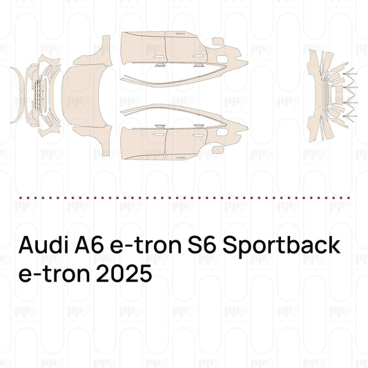 Voorgesneden PPF Audi A6 e-tron S6 Sportback e-tron 2025