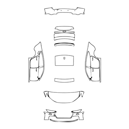 Pre-Cut PPF Audi A7 A7 Sportback S-line 2025 - PPF-Kits