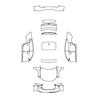 Pre-Cut PPF Audi A7 S7 Sportback 2025 - PPF-Kits