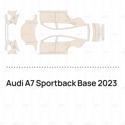 Voorgesneden PPF Audi A7 Sportback Base 2023
