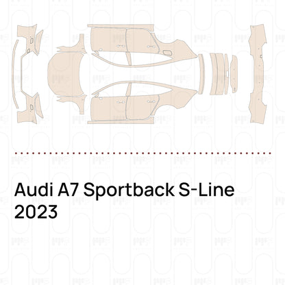 Voorgesneden PPF Audi A7 Sportback S-Line 2023