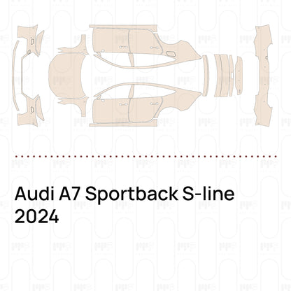 Voorgesneden PPF Audi A7 Sportback S-line 2024