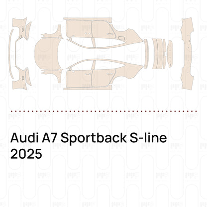 Voorgesneden PPF Audi A7 Sportback S-line 2025