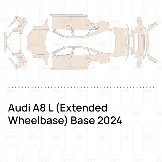 Voorgesneden PPF Audi A8 L (Extended Wheelbase) Base 2024