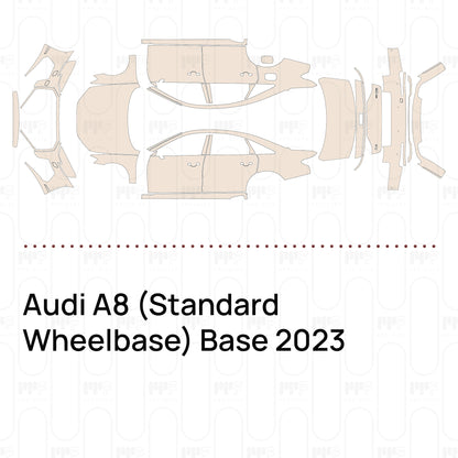 Voorgesneden PPF Audi A8 (Standard Wheelbase) Base 2023