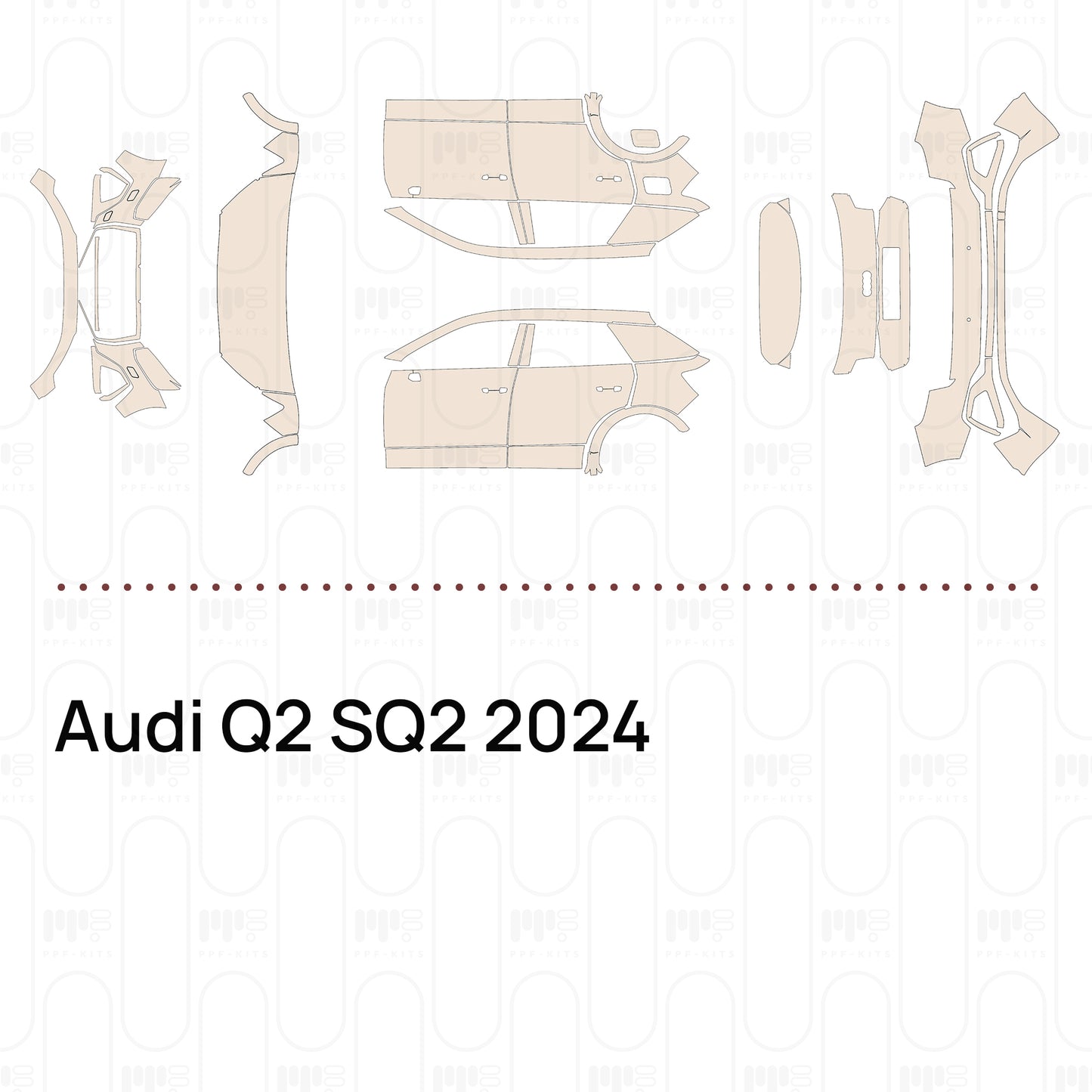 Voorgesneden PPF Audi Q2 SQ2 2024