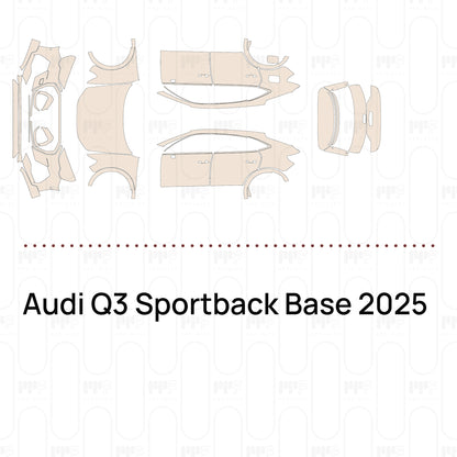 Voorgesneden PPF Audi Q3 Sportback Base 2025