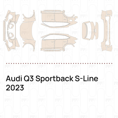 Voorgesneden PPF Audi Q3 Sportback S-Line 2023