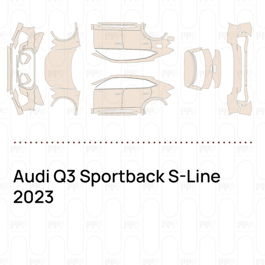 Voorgesneden PPF Audi Q3 Sportback S-Line 2023
