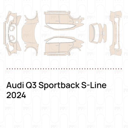 Voorgesneden PPF Audi Q3 Sportback S-Line 2024