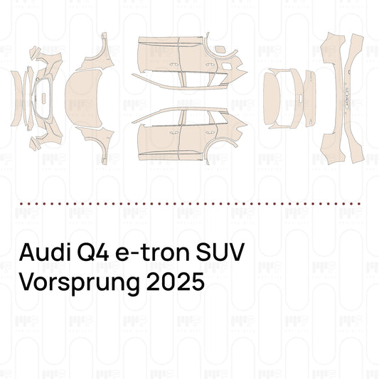 Voorgesneden PPF Audi Q4 e-tron SUV Vorsprung 2025