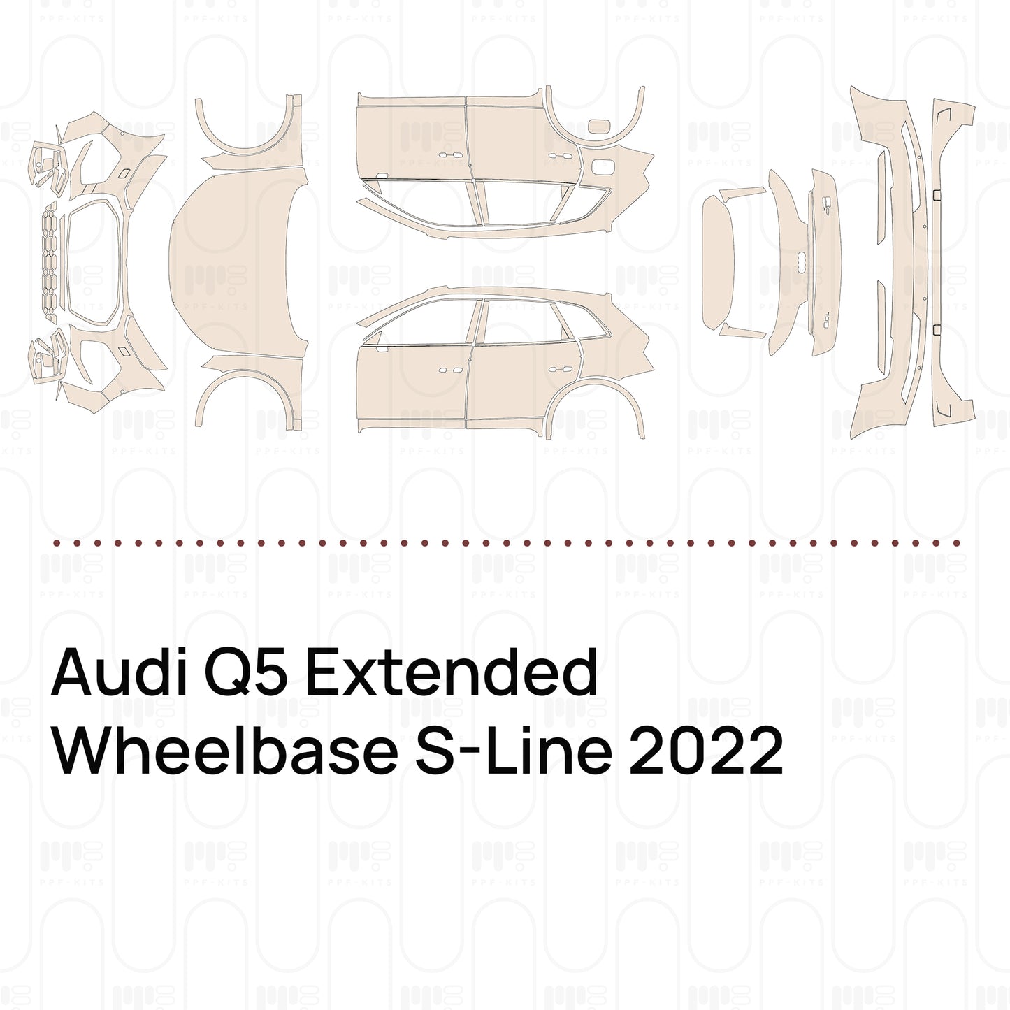 Voorgesneden PPF Audi Q5 Extended Wheelbase S-Line 2022