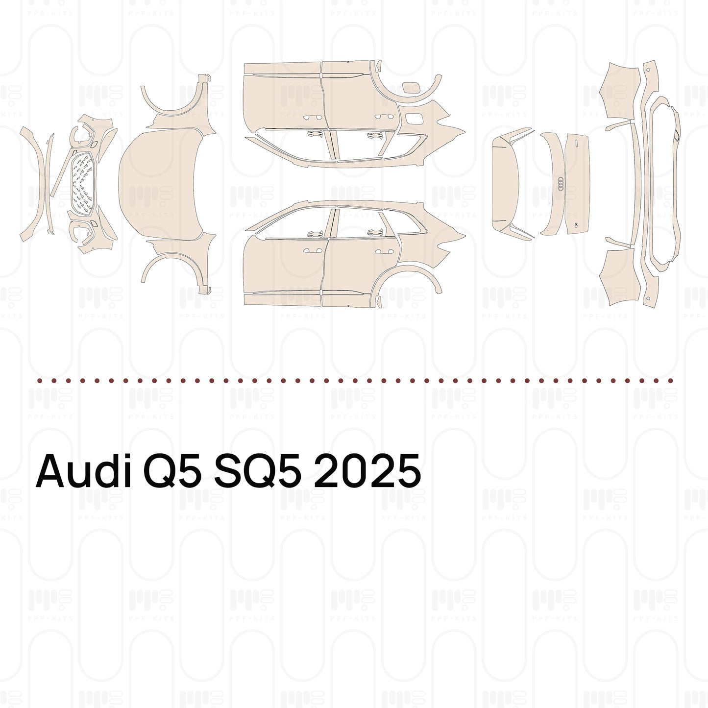 Voorgesneden PPF Audi Q5 SQ5 2025