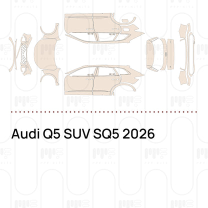 Voorgesneden PPF Audi Q5 SUV SQ5 2026