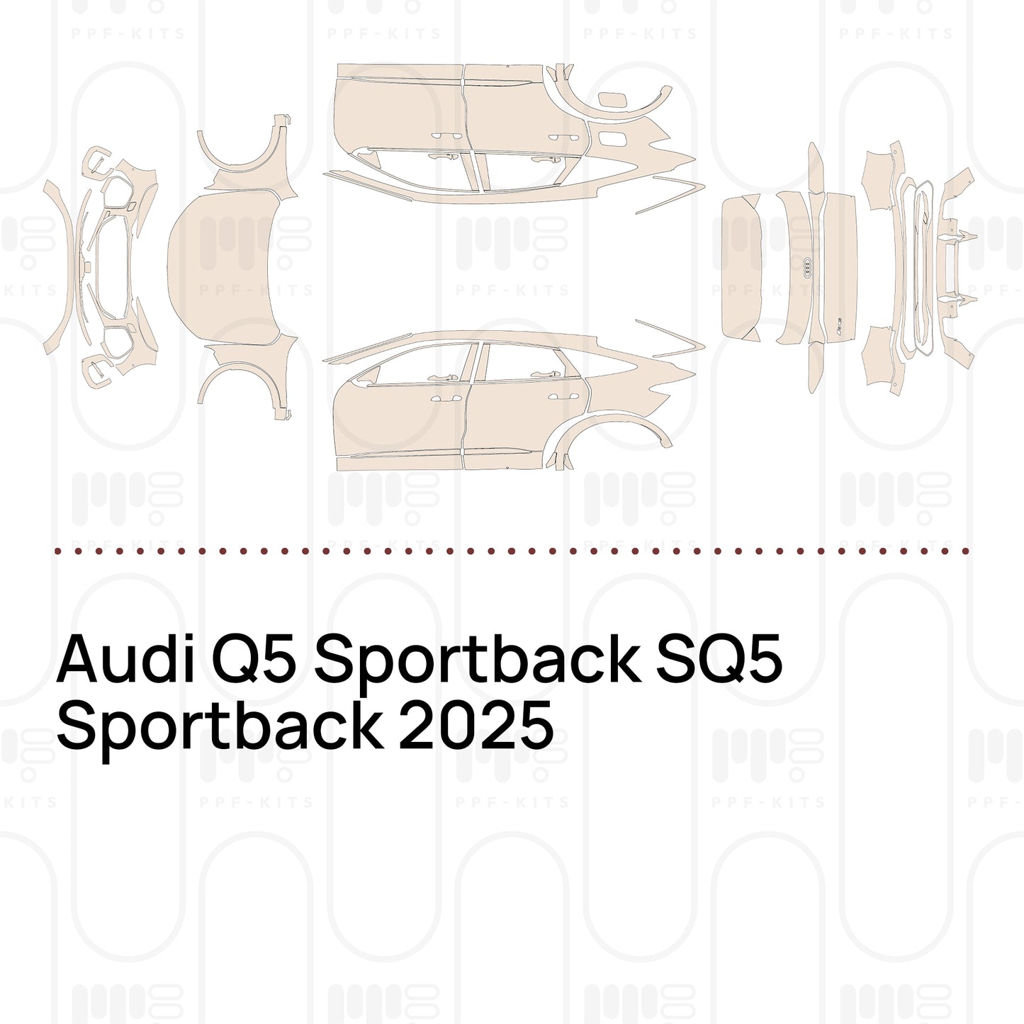 Voorgesneden PPF Audi Q5 Sportback SQ5 Sportback 2025
