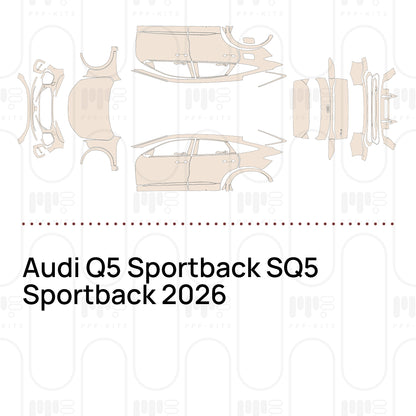 Voorgesneden PPF Audi Q5 Sportback SQ5 Sportback 2026