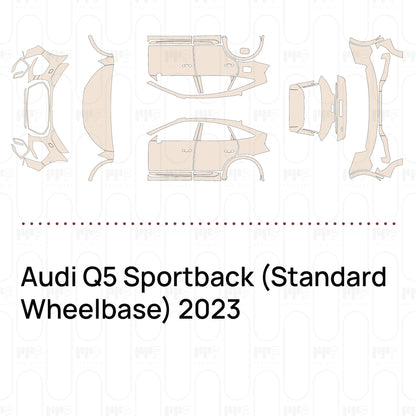 Voorgesneden PPF Audi Q5 Sportback (Standard Wheelbase) 2023