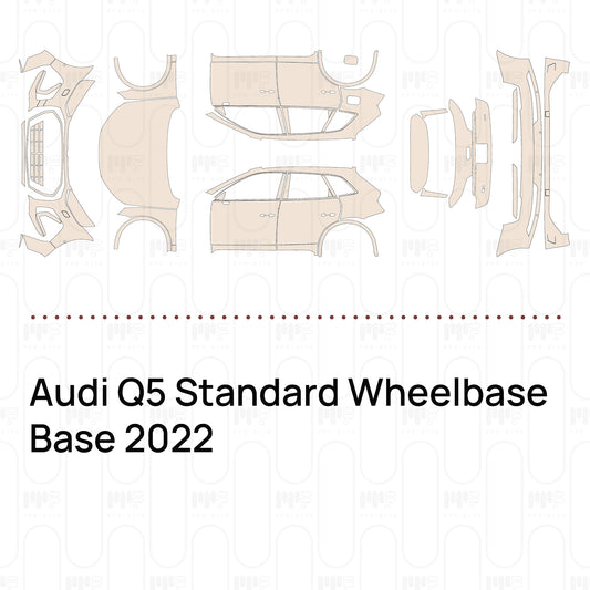 Voorgesneden PPF Audi Q5 Standard Wheelbase Base 2022
