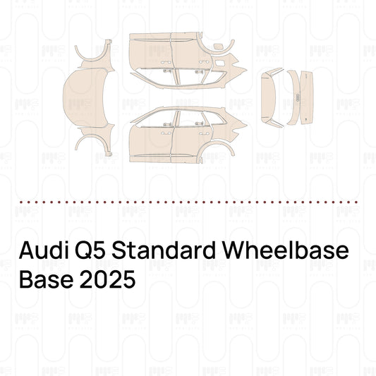 Voorgesneden PPF Audi Q5 Standard Wheelbase Base 2025