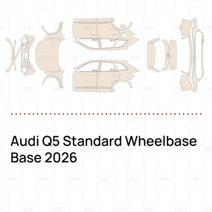 Voorgesneden PPF Audi Q5 Standard Wheelbase Base 2026