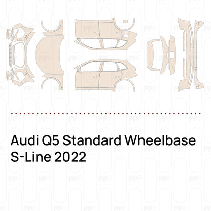 Voorgesneden PPF Audi Q5 Standard Wheelbase S-Line 2022