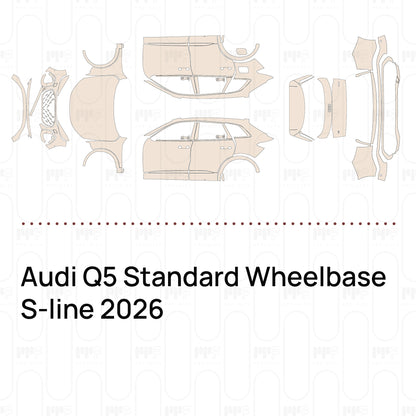 Voorgesneden PPF Audi Q5 Standard Wheelbase S-line 2026