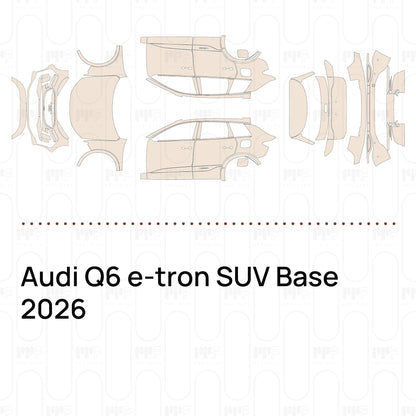 Voorgesneden PPF Audi Q6 e-tron SUV Base 2026