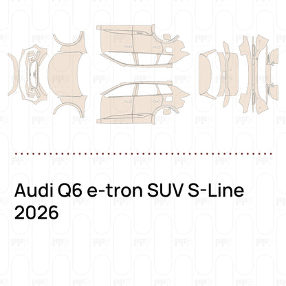 Voorgesneden PPF Audi Q6 e-tron SUV S-Line 2026