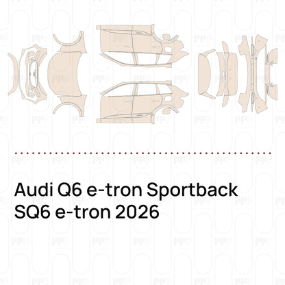 Voorgesneden PPF Audi Q6 e-tron Sportback SQ6 e-tron 2026
