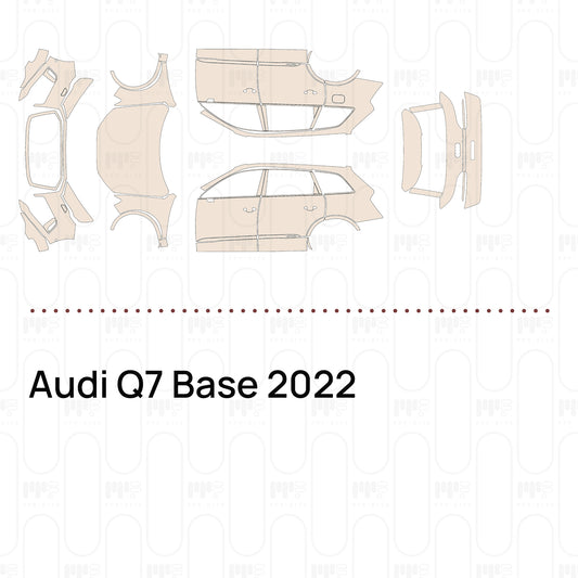 Voorgesneden PPF Audi Q7 Base 2022
