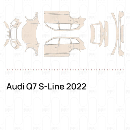 Voorgesneden PPF Audi Q7 S-Line 2022