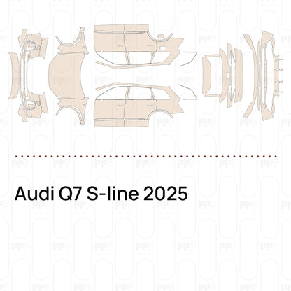 Voorgesneden PPF Audi Q7 S-line 2025