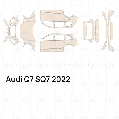 Voorgesneden PPF Audi Q7 SQ7 2022