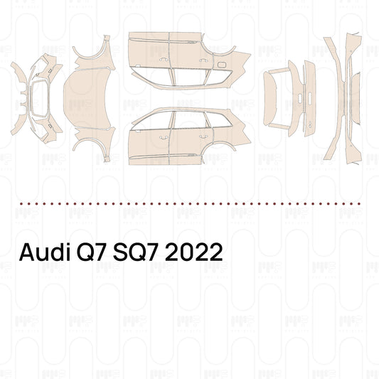 Voorgesneden PPF Audi Q7 SQ7 2022