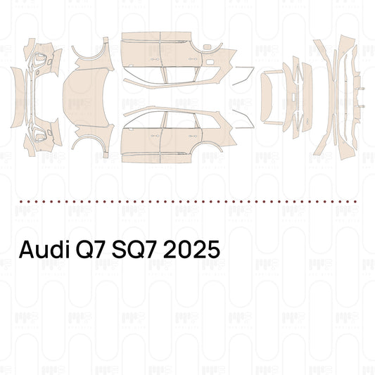 Voorgesneden PPF Audi Q7 SQ7 2025