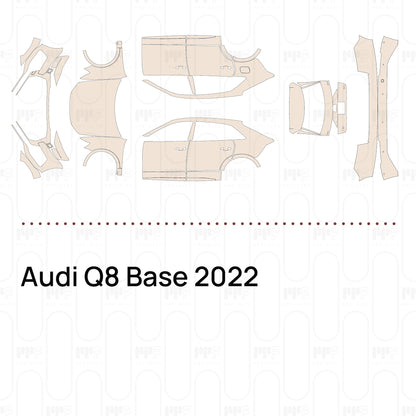Voorgesneden PPF Audi Q8 Base 2022