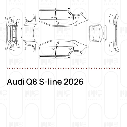 Pre-Cut PPF Audi Q8 S-line 2026