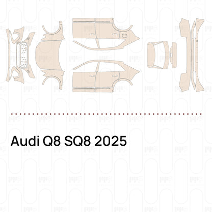 Voorgesneden PPF Audi Q8 SQ8 2025